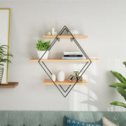 Retro Rhombus Wall Shelf - A Touch Of Space