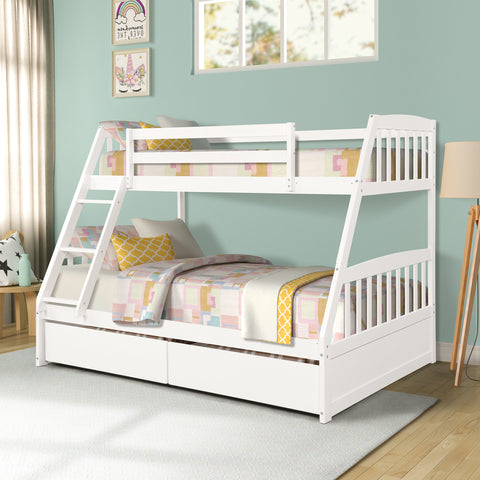 Full Bunk Bed with Two Storage - A Touch Of Space