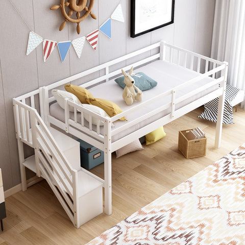 Full Bunk Bed with Two Storage - A Touch Of Space