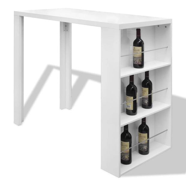 Bar Table with Wine Rack - A Touch Of Space