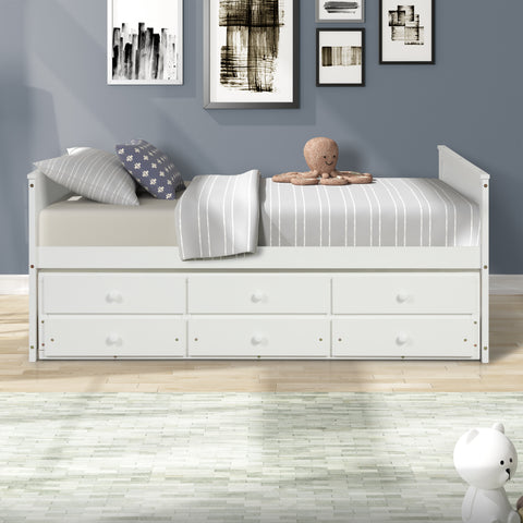 Full Captain Bed With Storage - A Touch Of Space